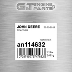 AN114632 Tightner Fits John Deere (surplus Open Box). Fixed Price $95.26.