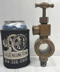 Lunkenheimer Brass Sight Feed Angle Valve Fig 961 Oil Hit Miss Steam Engine 3/8". Fixed Price $99.99.