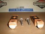 (2) Vintage Briggs & Stratton Gas Engine Valve Tappets 63788 Nos Nla. Fixed Price $12.00.
