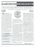 15 Hp Side Shaft Ihc Mogul Engine, December 1996 Harvester Highlights. Fixed Price $20.85.