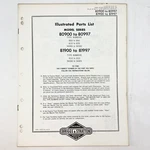 Vintage 1973 Briggs & Stratton 80900-80997 81900-81997 Illustrated Parts List. Fixed Price $9.99.