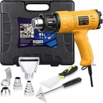 Heat Gun 1800W Heavy Duty Hot Air Kit W/ Carry Case Variable Temperature. Fixed Price $56.53.