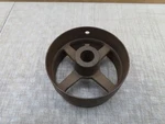Vtg Antique Cast Iron Flat Belt Pulley Line Shaft Hit Miss Engine 8X4X1-5/16. Fixed Price $54.99.