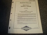 Briggs & Stratton Model Series 326400-326499 Engine Illustrated Parts Manual Xz. Fixed Price $114.39.