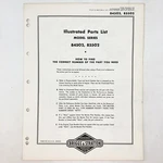 Vintage 1973 Briggs & Stratton 84502 95502 Illustrated Parts List. Fixed Price $9.99.