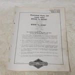 Briggs & Stratton Illustrated Parts List Model Series 80500-80597 81500-81597. Fixed Price $9.95.