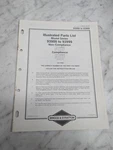 Briggs & Stratton 93900 93999 Illustrated Parts List Manual Catalog Book 1989. Fixed Price $11.99.