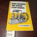 Model Stationary And Marine Steam Engines K.n. Harris, 1958 Hcdc 1ST Ed. Fixed Price $17.95.